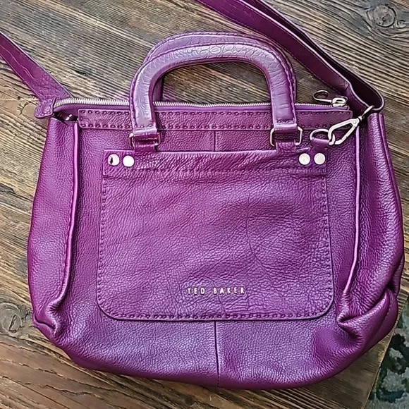 Ted Baker London Purple small tote - Picture 2 of 10